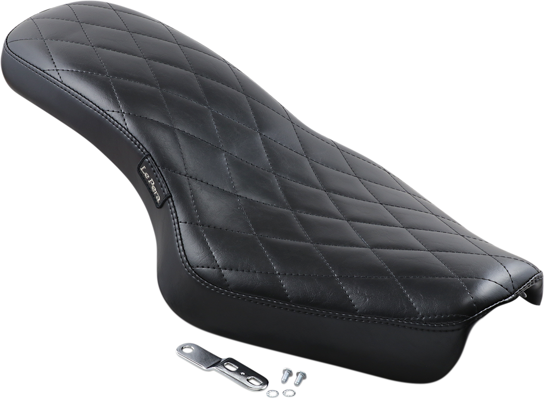 LE PERA Cobra Full-Length Seat - Diamond - Black - XL '04-'22 LK-076DM