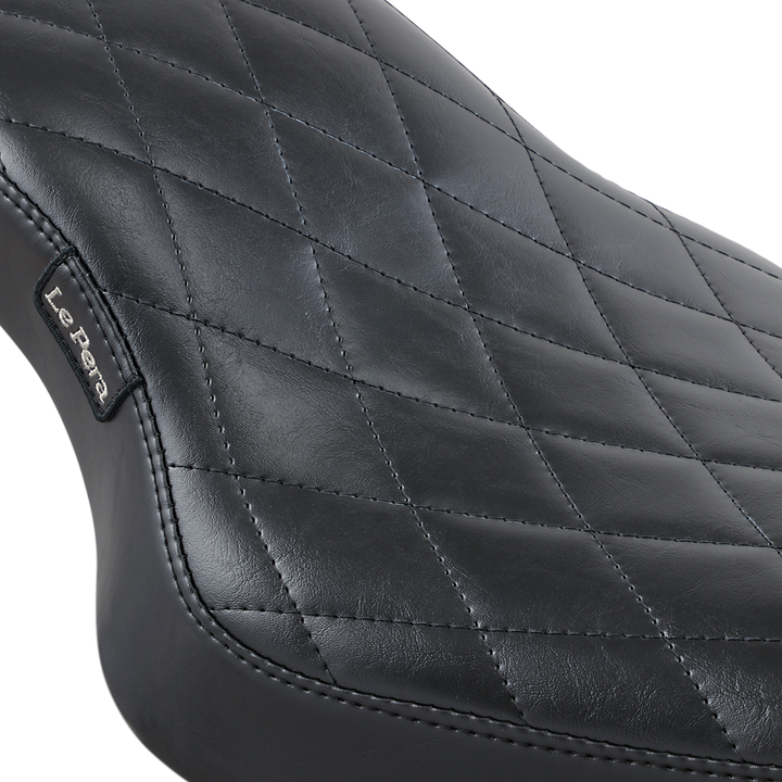 LE PERA Cobra Full-Length Seat - Diamond - Black - XL '04-'22 LK-076DM
