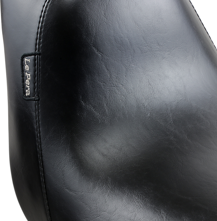 LE PERA Bare Bones Solo Seat - Smooth - Black - FL/FX '06-'17 LK-007
