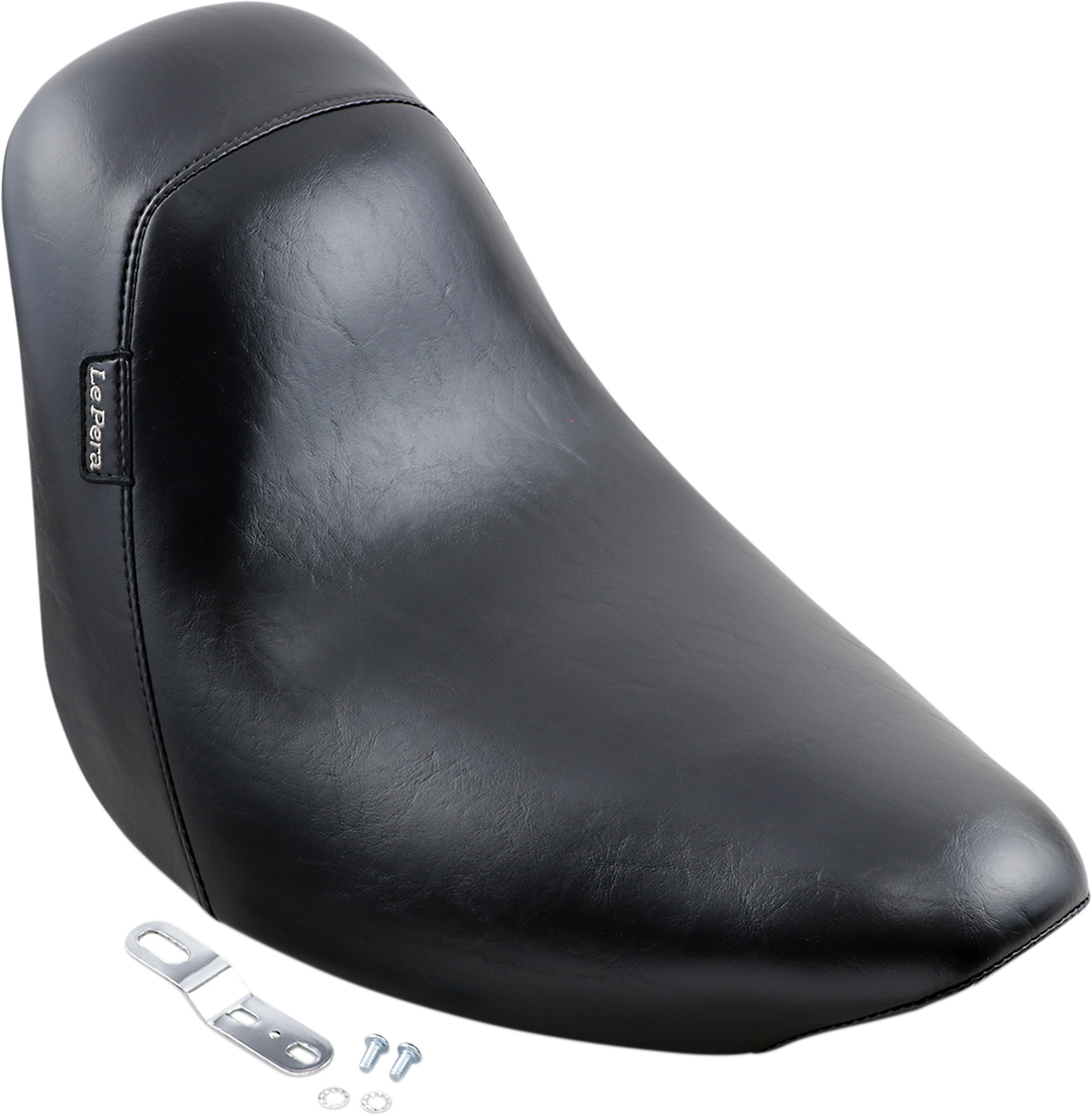 LE PERA Bare Bones Solo Seat - Smooth - Black - FXST '06-'17 LGK-007