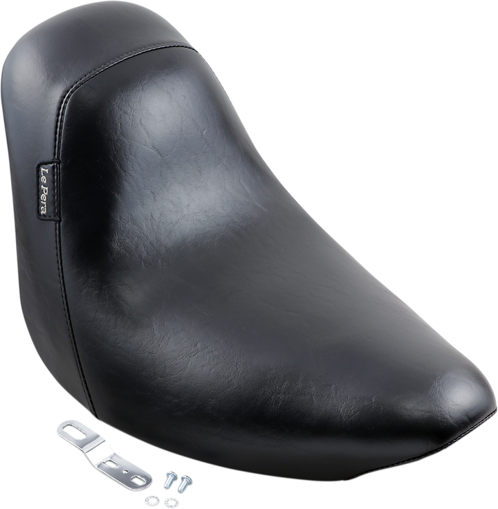 LE PERA Bare Bones Solo Seat - Smooth - Black - FXST '06-'17 LGK-007
