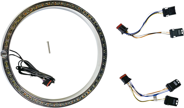 CUSTOM DYNAMICS Trim Ring - Standard Turn Signal - Chrome PB-7TR-AW-1C