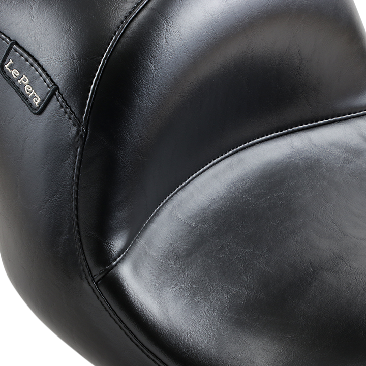LE PERA Maverick Up-Front Seat - Without Backrest - Smooth - Black - FL '08-'25 LKU-957S