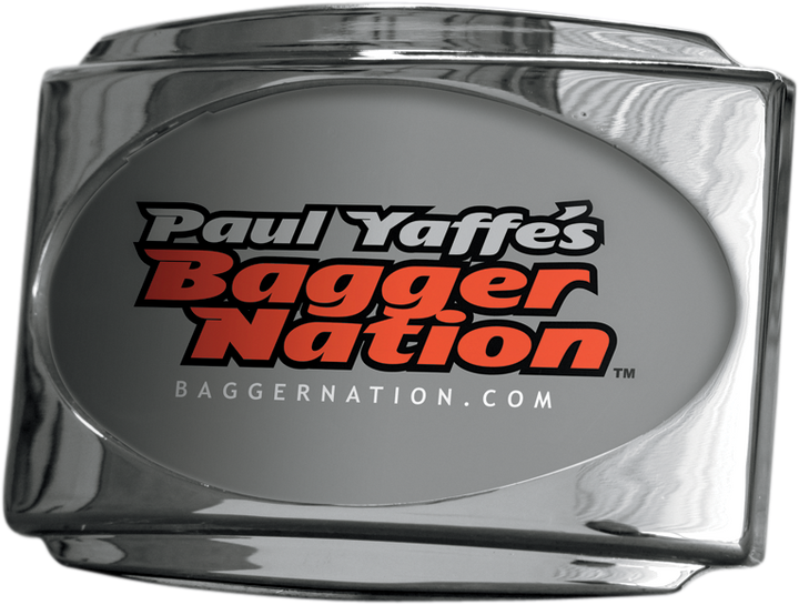 PAUL YAFFE BAGGER NATION License Plate Frame - CVO - Chrome PYO:USLP3-C