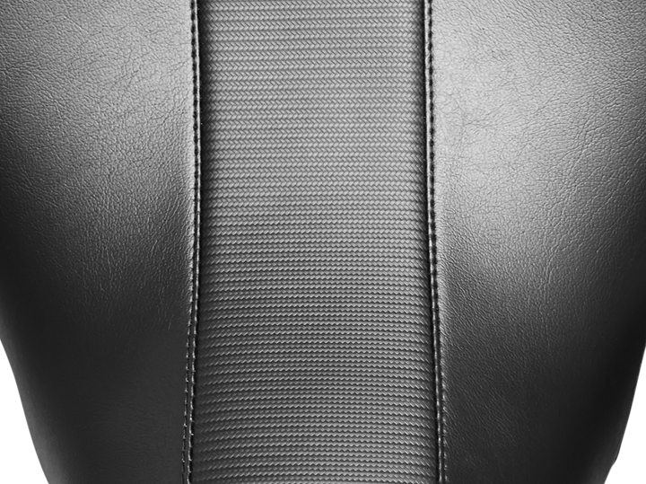 LE PERA Maverick Seat - without Backrest - HR Black Carbon Fiber Inlay - Black - FL '08-'23 LK-957HR3