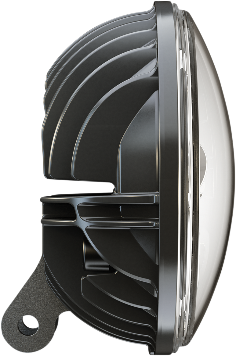 CUSTOM DYNAMICS Adaptive Headlight - 7" - Pedestal Mount - Black PB-7PA-B