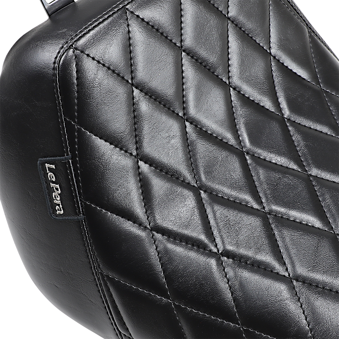 LE PERA Bare Bones Solo Seat - Diamond Stitch - Black - FLFB/S '18-'23 LYO-007DM