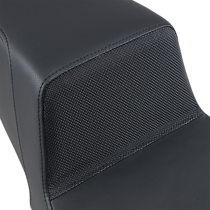 SADDLEMEN Step-Up Seat - Gripper - Black - '97-'07 FLHR/ '06-'07 FLHX - 897-06-174