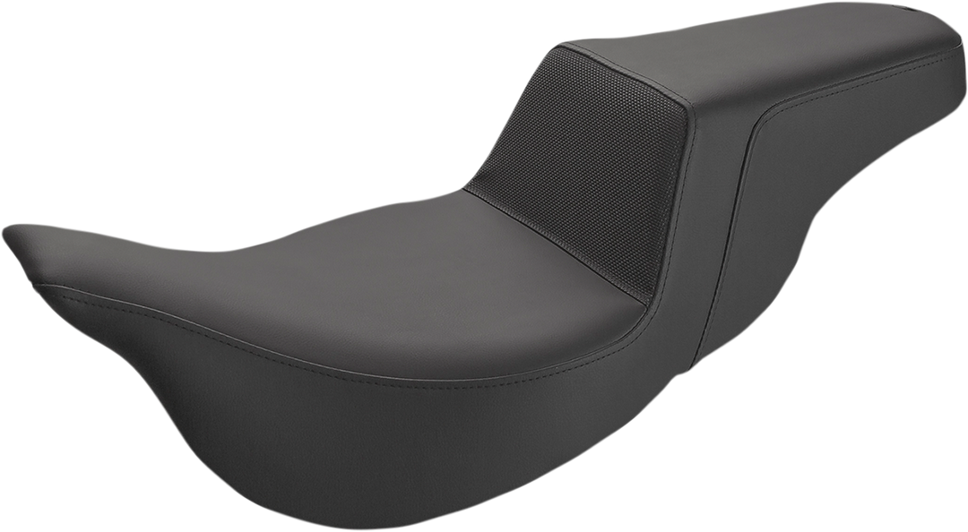 SADDLEMEN Step-Up Seat - Gripper - Black - Touring '08-'23 - 808-07B-174EXT