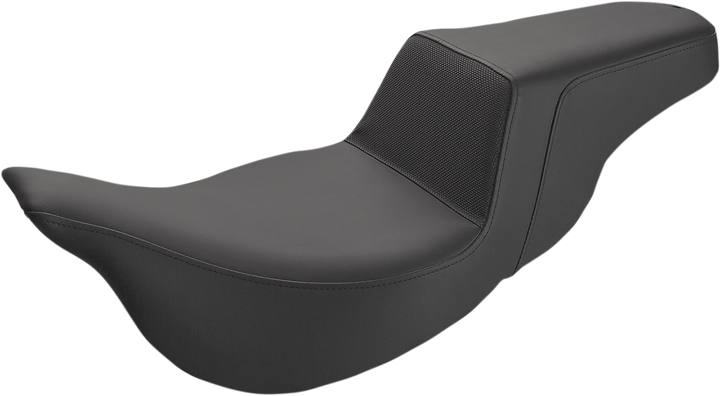 SADDLEMEN Step-Up Seat - Gripper - Black - Touring '08-'23 - 808-07B-174EXT