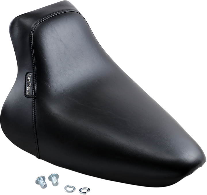 LE PERA Bare Bones Solo Seat - Smooth - Black - Softail '00-'07 LGX-007