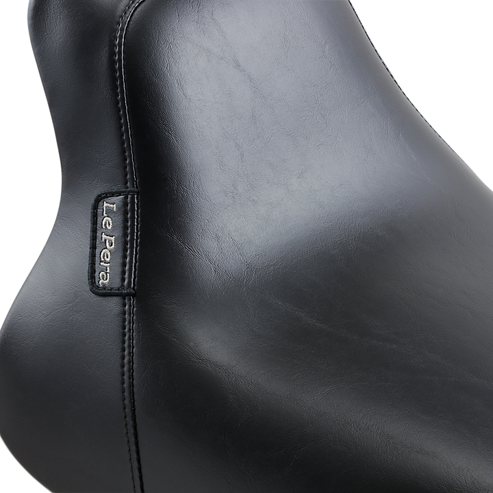 LE PERA Bare Bones Solo Seat - Smooth - Black - Softail '00-'07 LGX-007