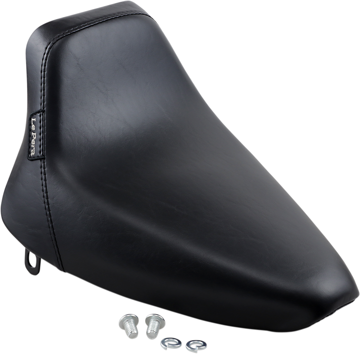 LE PERA Bare Bones Solo Seat - Smooth - Black - FL/FX '84-'99 LN-007