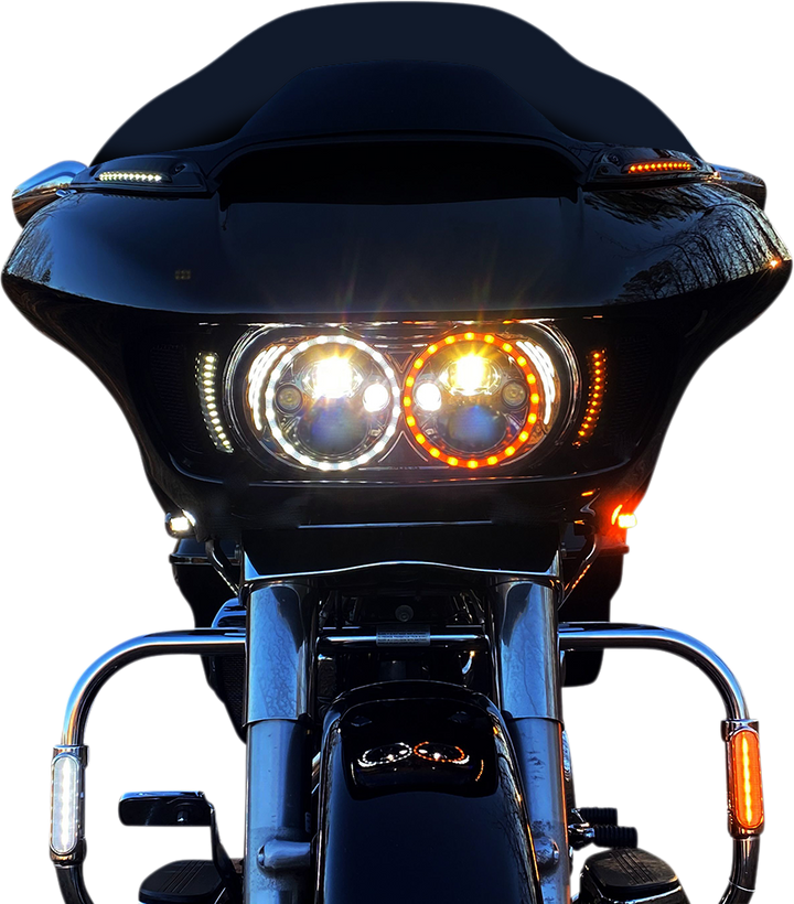 CUSTOM DYNAMICS Turn Signal - FLTR - Chrome PB-RG-TS-15-C