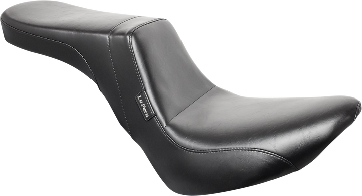 LE PERA Daytona 2-Up Seat - Without Backrest - Smooth - Black - FX/FL '18-'25 LY-543S