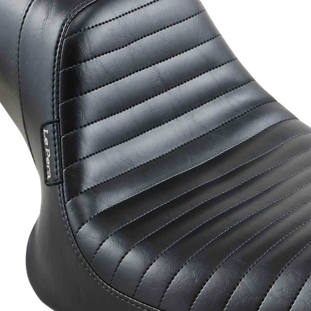 LE PERA Daytona Sport Seat - Pleated - Black - FXR '82-'00 L-541PT