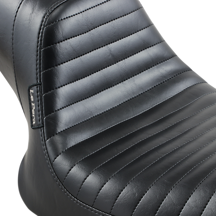 LE PERA Daytona Sport Seat - Pleated - Black - FXR '82-'00 L-541PT