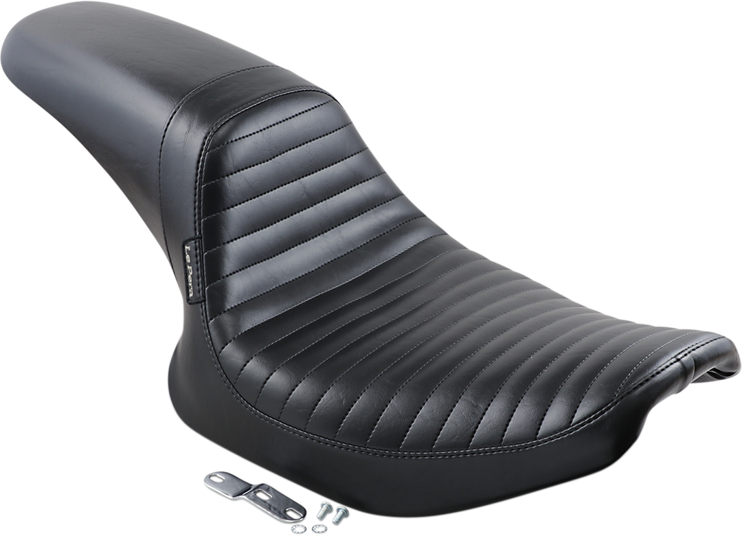LE PERA Daytona Sport Seat - Pleated - Black - FXR '82-'00 L-541PT