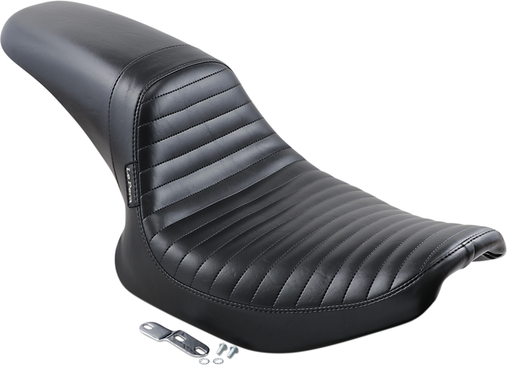 LE PERA Daytona Sport Seat - Pleated - Black - FXR '82-'00 L-541PT