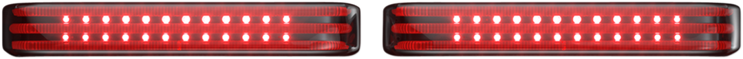 CUSTOM DYNAMICS Saddlebag LED Lights - Sequential - Black/Smoke PB-SBSEQ-BCM-BS