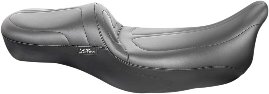 LE PERA Maverick Daddy Long Legs Seat - Black - Stitched - FL '08-'23 LK-957DLT