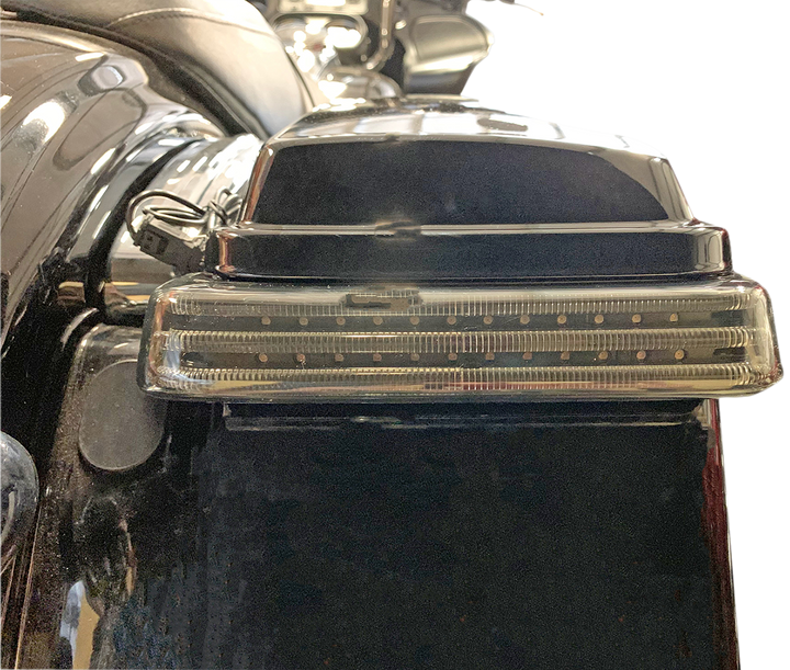 CUSTOM DYNAMICS Saddlebag LED Lights - Sequential - Black/Smoke PB-SBSEQ-BCM4BS