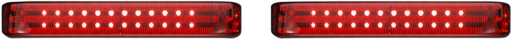 CUSTOM DYNAMICS Saddlebag LED Lights - Sequential - Chrome/Red PB-SBSEQ-BCM4CR