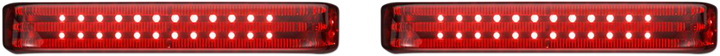 CUSTOM DYNAMICS Saddlebag LED Lights - Sequential - Chrome/Red PB-SBSEQ-HD-CR