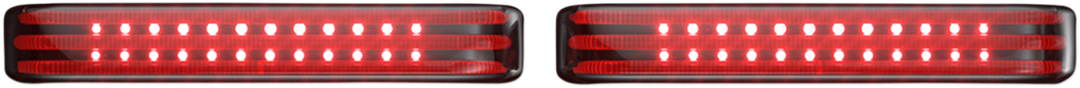 CUSTOM DYNAMICS Saddlebag LED Lights - Sequential - Chrome/Smoke PB-SBSEQ-SS8-CS