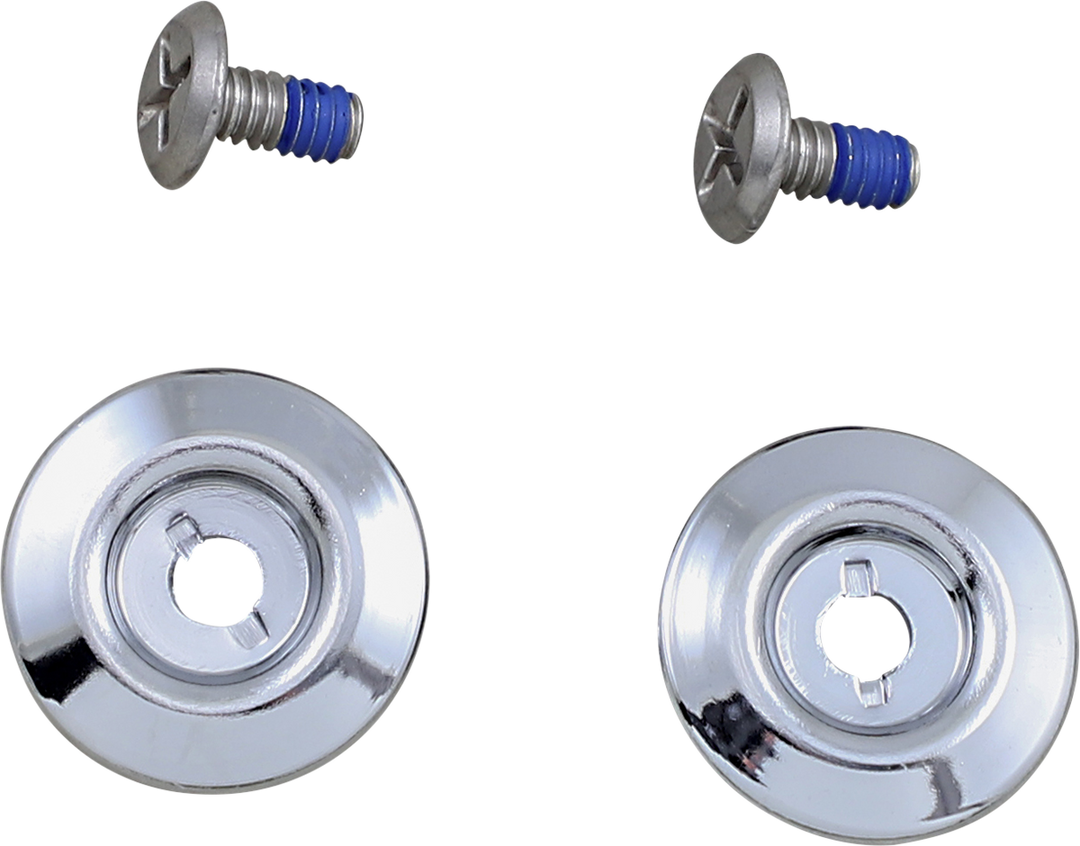 BILTWELL Gen 2 Hardware Kit - SS Screw - Chrome Baseplate 0034-150-67