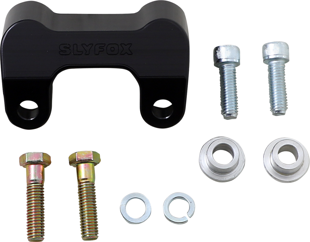 SLYFOX Riser Adapter - Relocation Bracket - Black TM-SLY1
