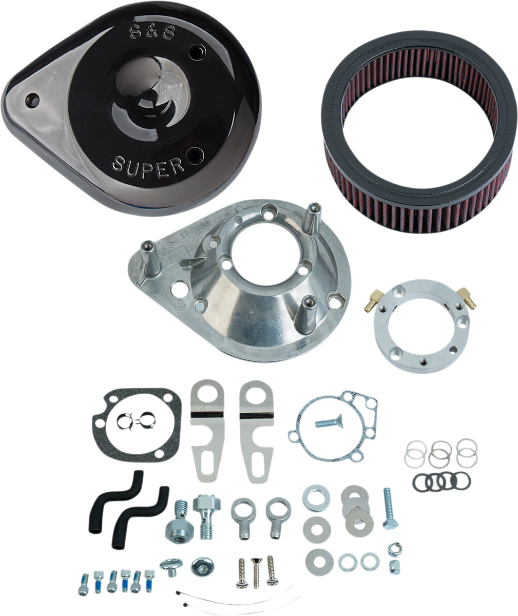 S&S CYCLE Teardrop Air Cleaner - Gloss Black 170-0307E