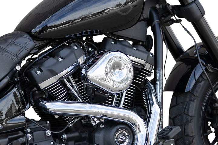 S&S CYCLE Mini Teardrop Stealth Air Cleaner Kit - Chrome 170-0435C