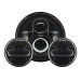 7" LED Blackout Headlight (Daymaker Replacement) with Auxiliary Passing Lamps for Harley® Touring & Softail
