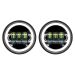 Blackout 4.5" LED HALOMAKER® Auxiliary Passing Lamps for Harley® & Indian®