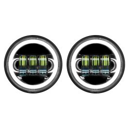 Blackout 4.5" LED HALOMAKER® Auxiliary Passing Lamps for Harley® & Indian®