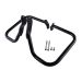 Saddlebag Guards in Black for Harley® Softail '00-'17