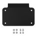 HOGWORKZ® Horizontal Saddlebag License Plate Mount | Black