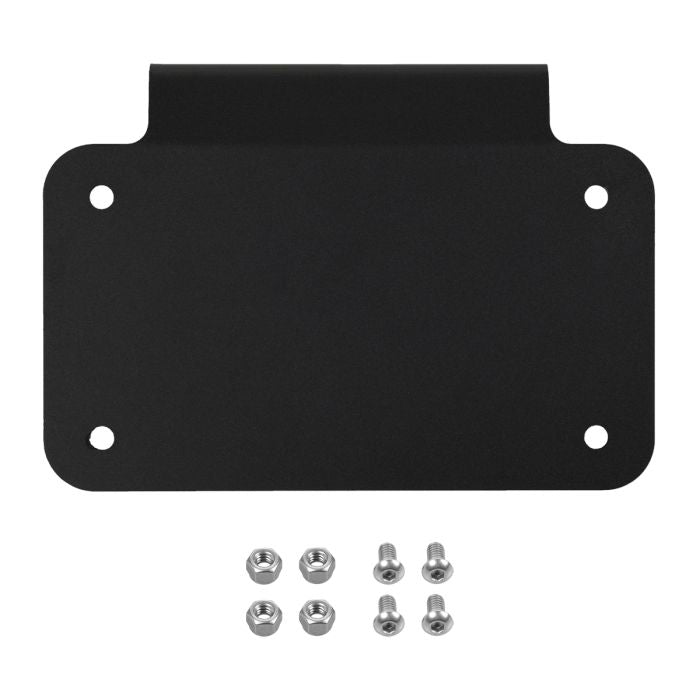 HOGWORKZ® Horizontal Saddlebag License Plate Mount