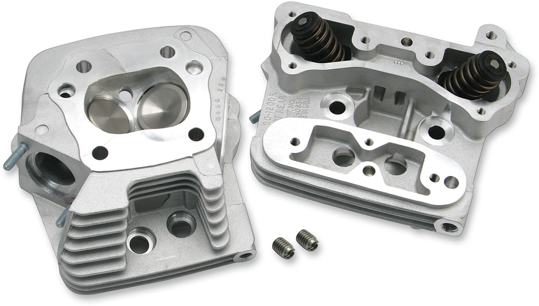 S&S CYCLE Performance Replacement Head - High Compression (76 cc) - Natural - Evolution Big Twin 106-6059