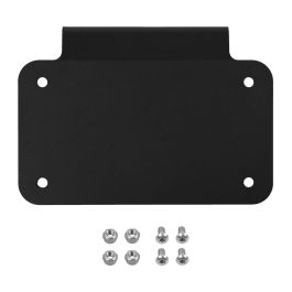 HOGWORKZ® Horizontal Saddlebag License Plate Mount | Black