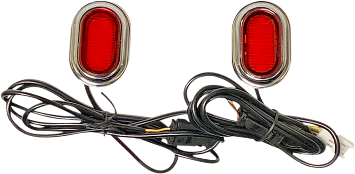 CUSTOM DYNAMICS Antenna Grommet Light - Smoke Lens - Chrome CD-PLUG-SC