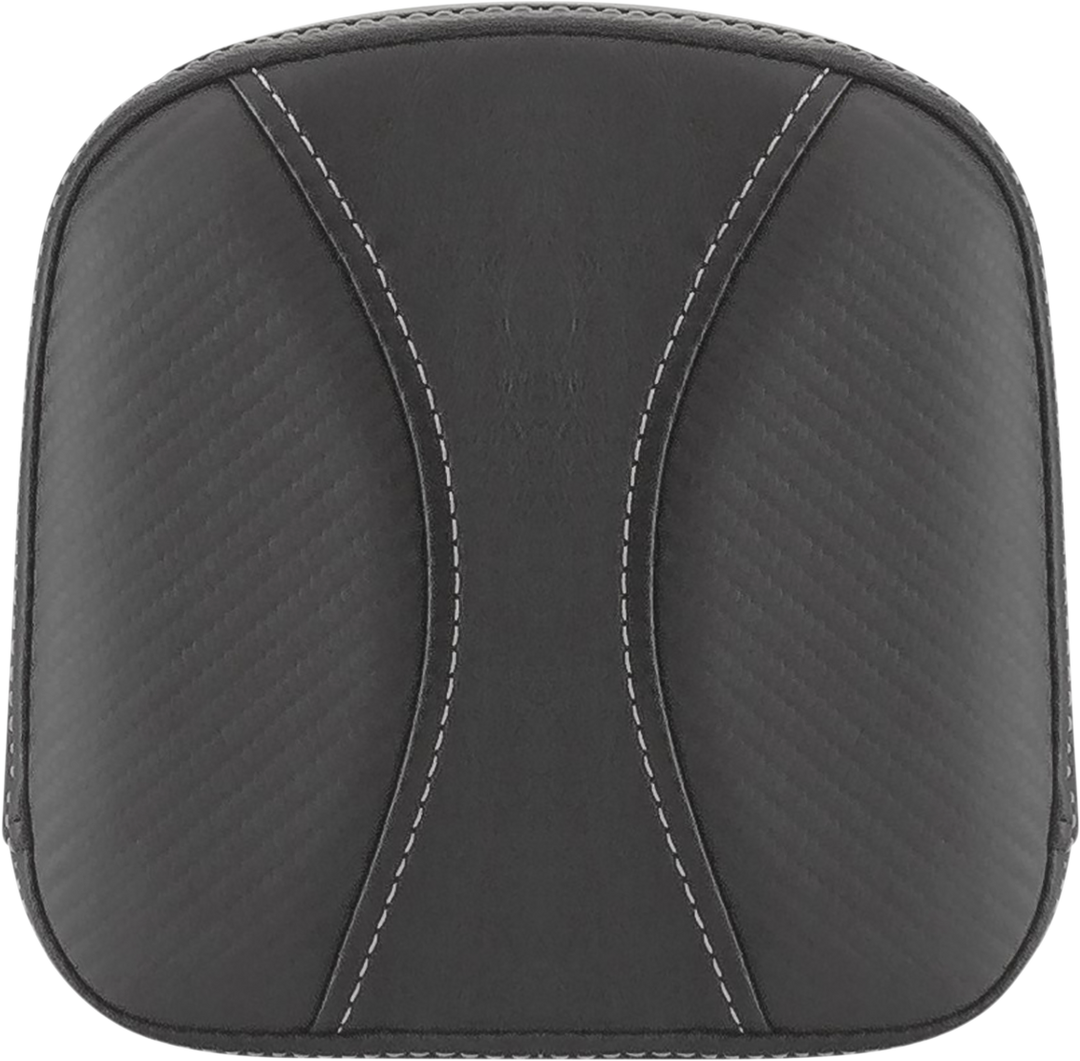 SADDLEMEN Sissy Bar Pad - Contoured - Black - FL/FX '97-'23 040742
