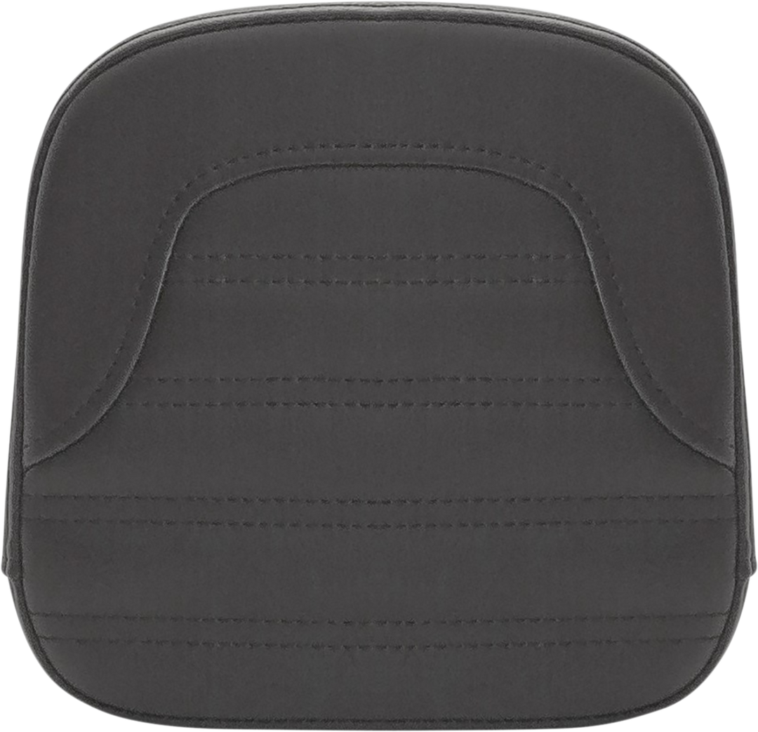 SADDLEMEN Sissy Bar Pad - Roll & Pleat - Black - FL/FX '97-'23 040761