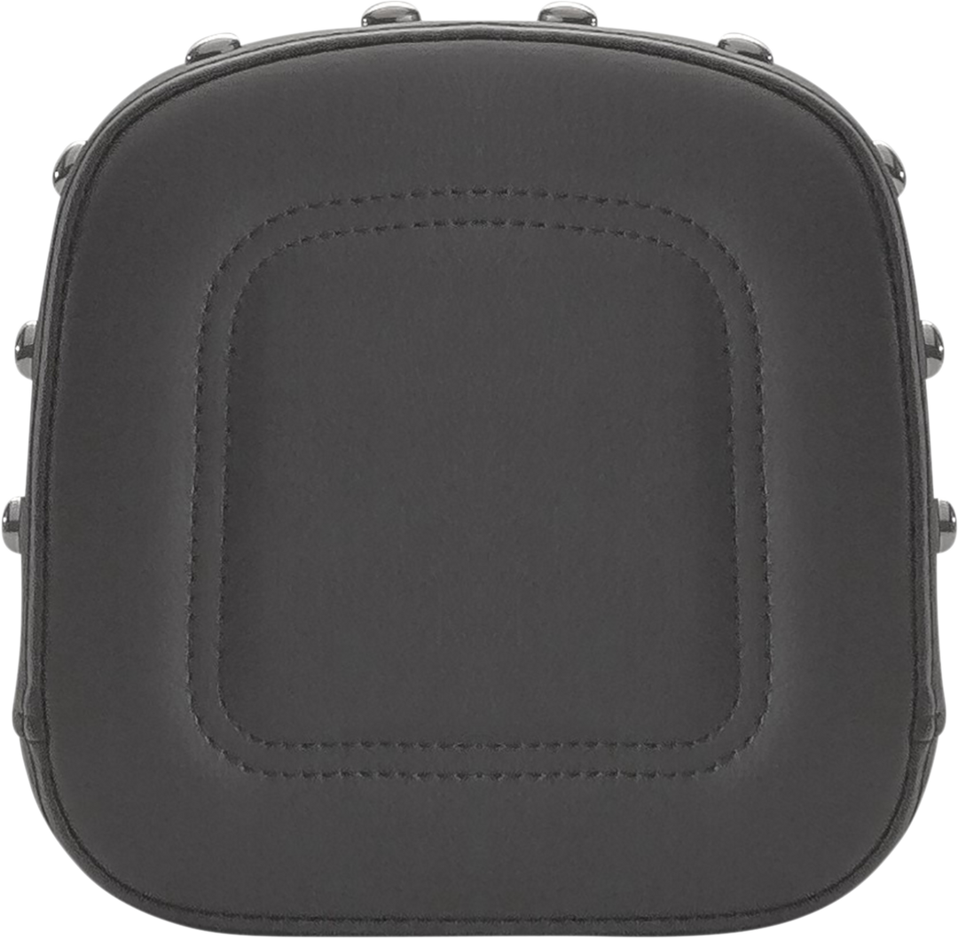 SADDLEMEN Sissy Bar Pad - Contoured - Black - Studded - FL/FX '97-'23 0407Y
