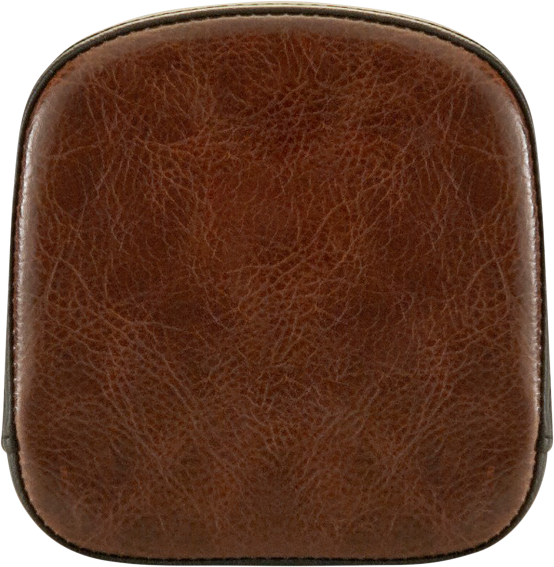SADDLEMEN Tall Sissy Bar Pad - Lariat - Distressed - Brown - FL '99-'23 040741