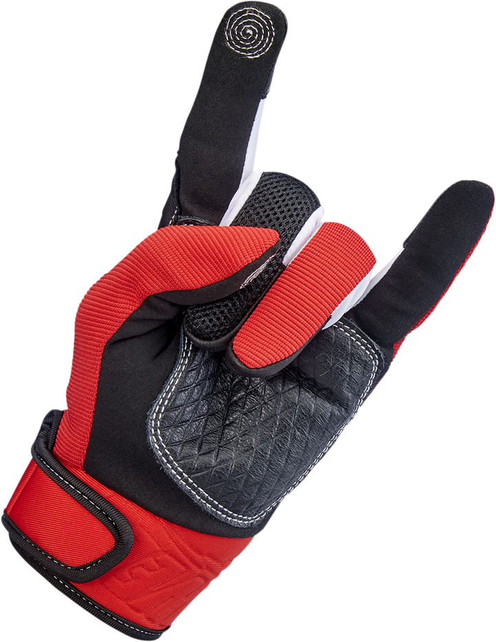 Biltwell Baja Gloves - Red