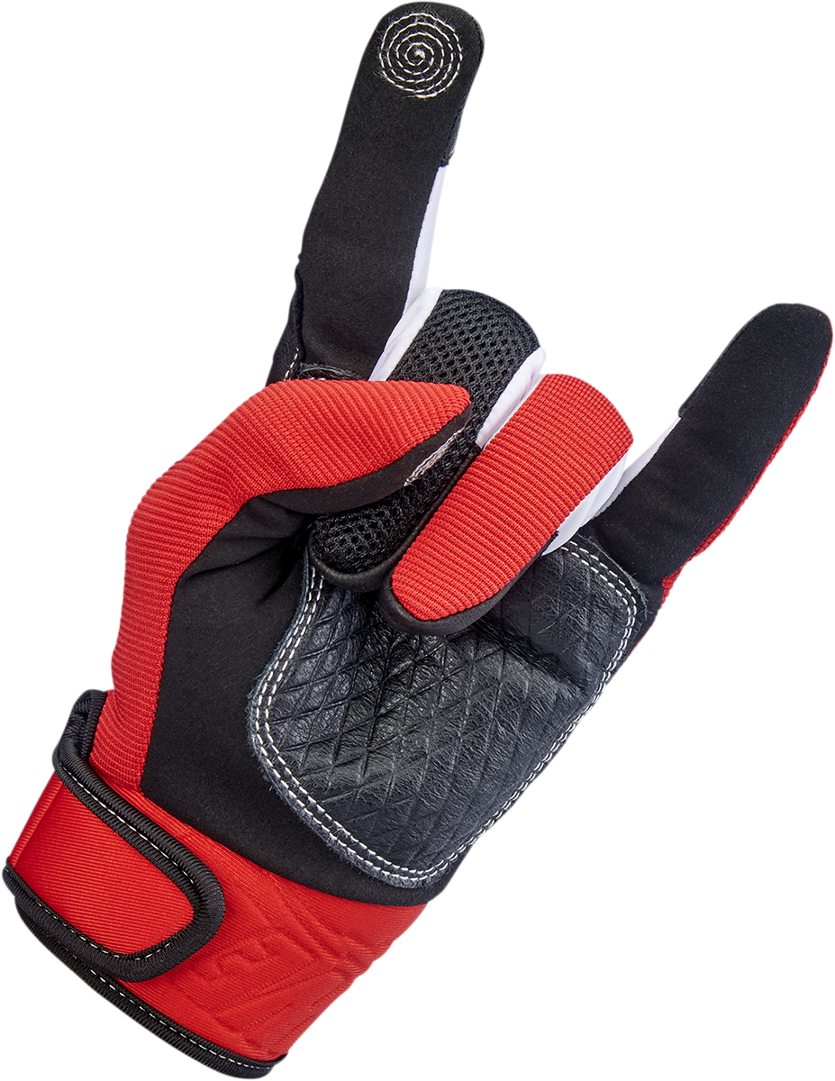 Biltwell Baja Gloves - Red