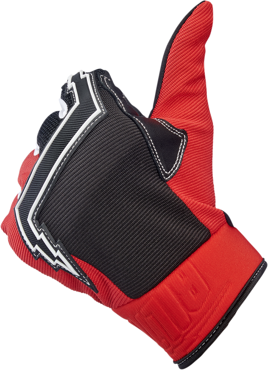 Biltwell Baja Gloves - Red