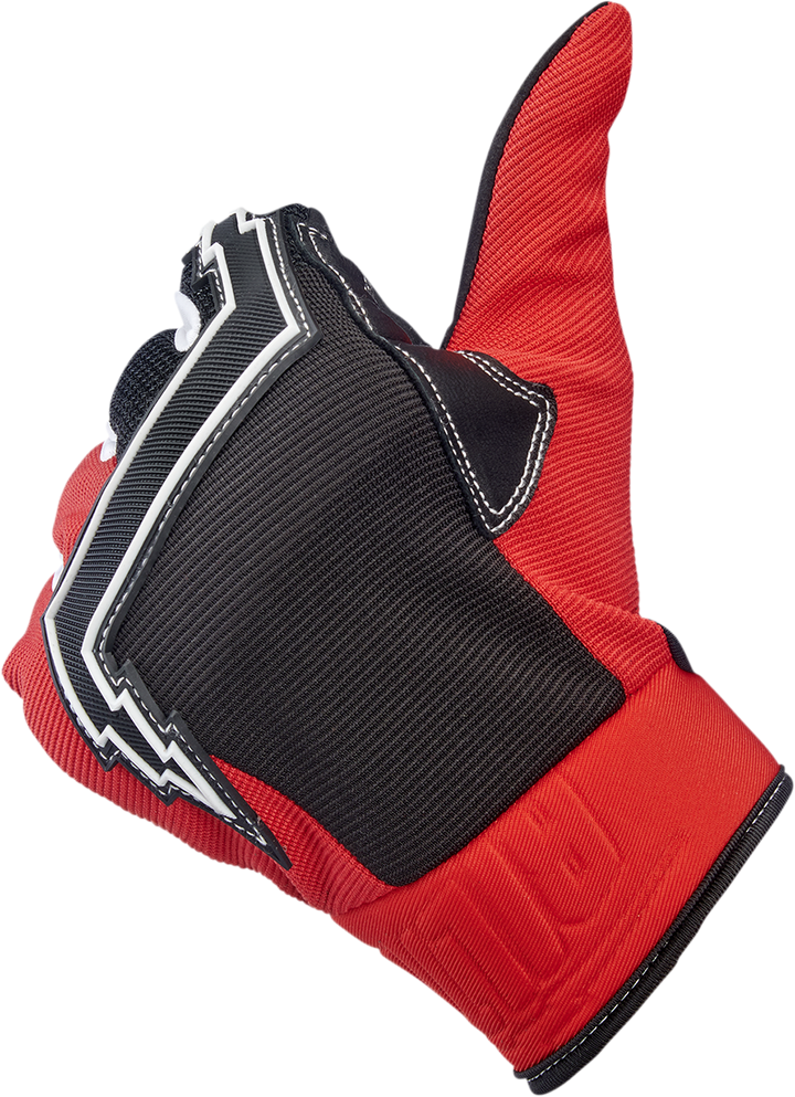 Biltwell Baja Gloves - Red